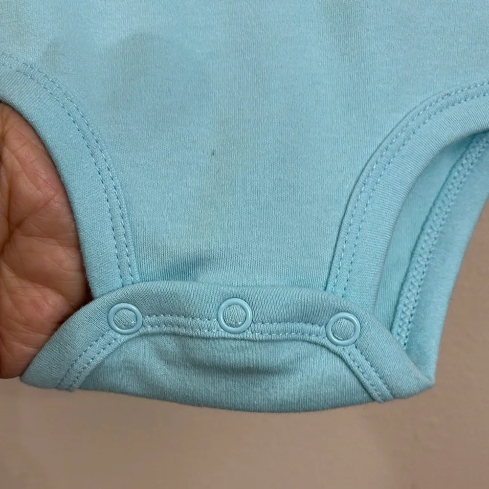 Carter's Blue Bodysuit Fun Auntie Design